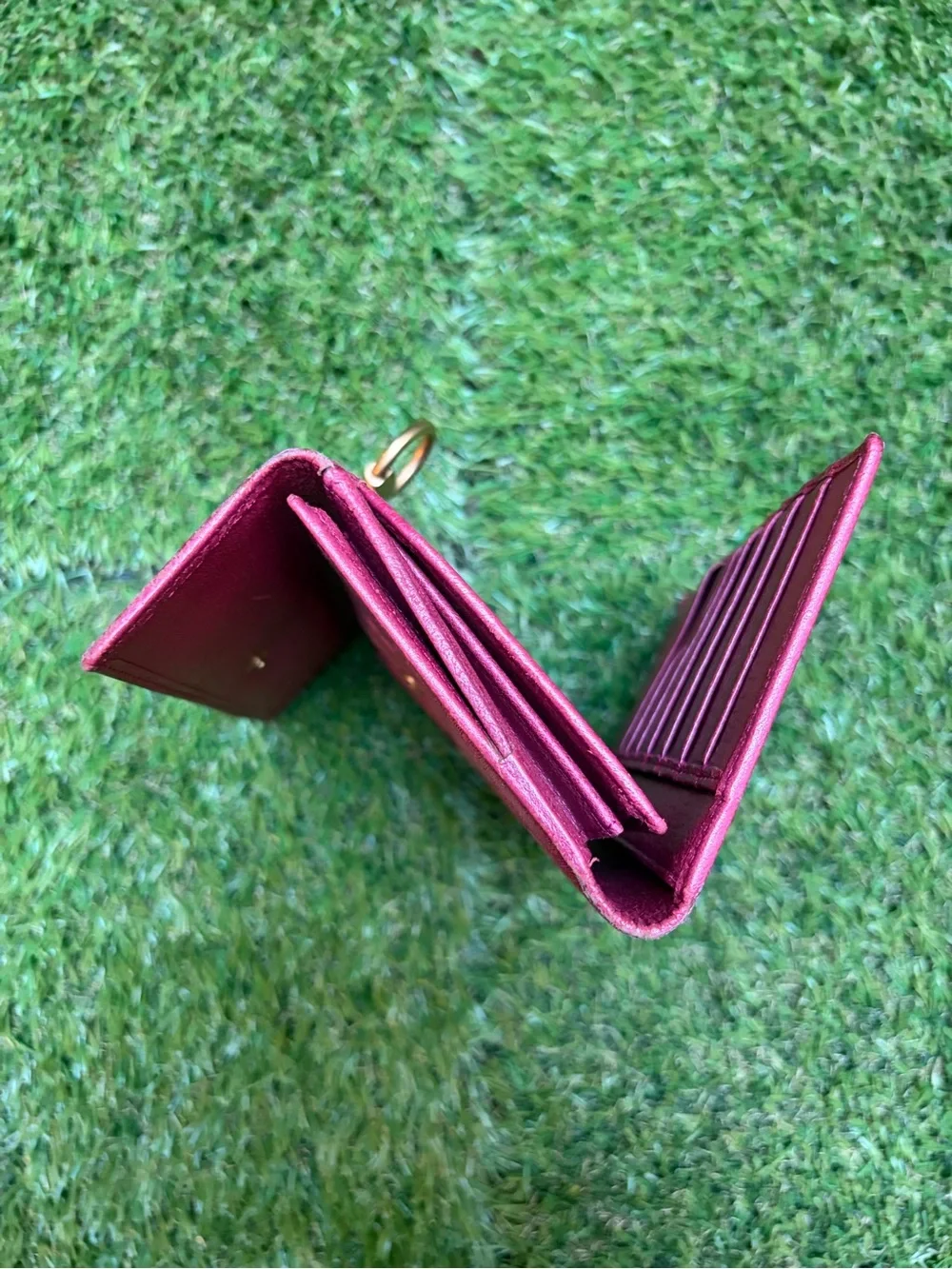 Vintage Gucci Horsebit Monogram Pink Long Wallet